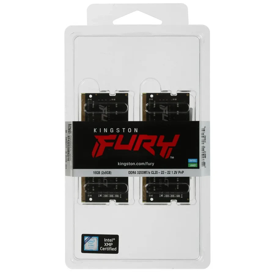 Оперативная память Kingston FURY Impact, DDR4, 16GB (2x8GB) — 5