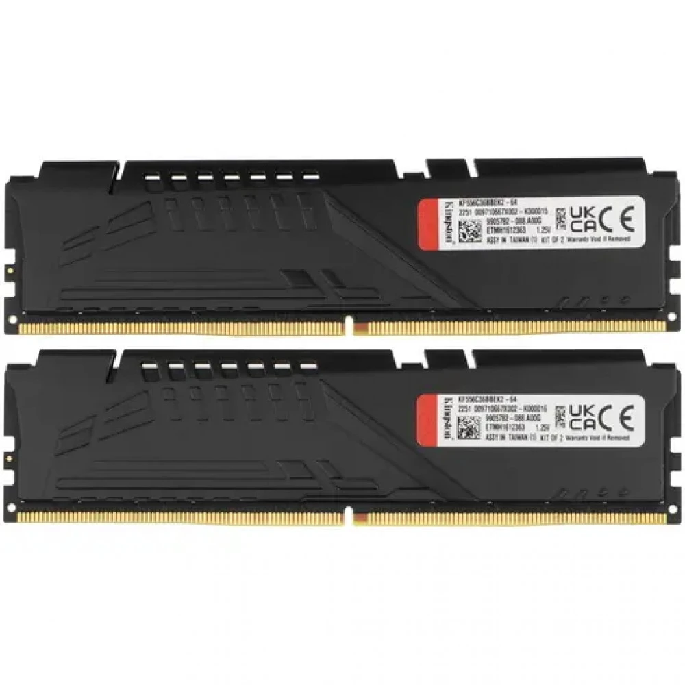 ОЗУ Kingston FURY Beast Black DDR5 64GB 2x32GB 5600MHz — 4