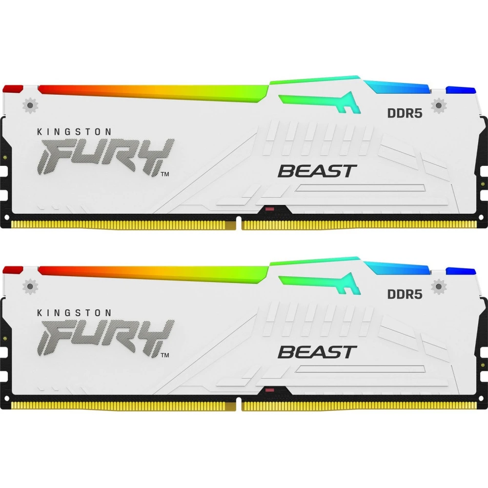 ОЗУ Kingston FURY Beast RGB, 32GB (2x16GB) DDR5 5600MHz
