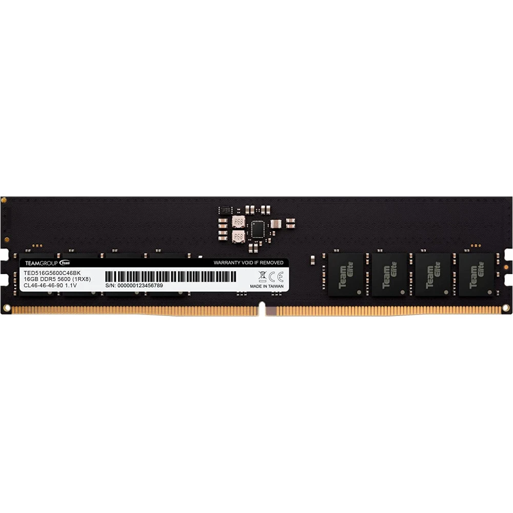Оперативная память Team Group ELITE 16GB DDR5 5600MHz