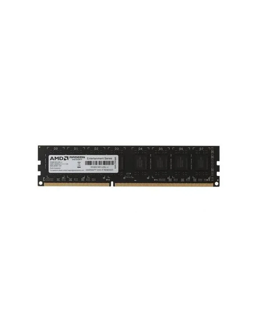 Оперативная память AMD Radeon R5 Entertainment 8GB DDR3L 1600 МГц, DIMM, CL11