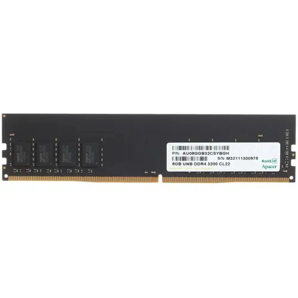 ОЗУ Apacer, DDR4 8GB DIMM 3200MHz — 4