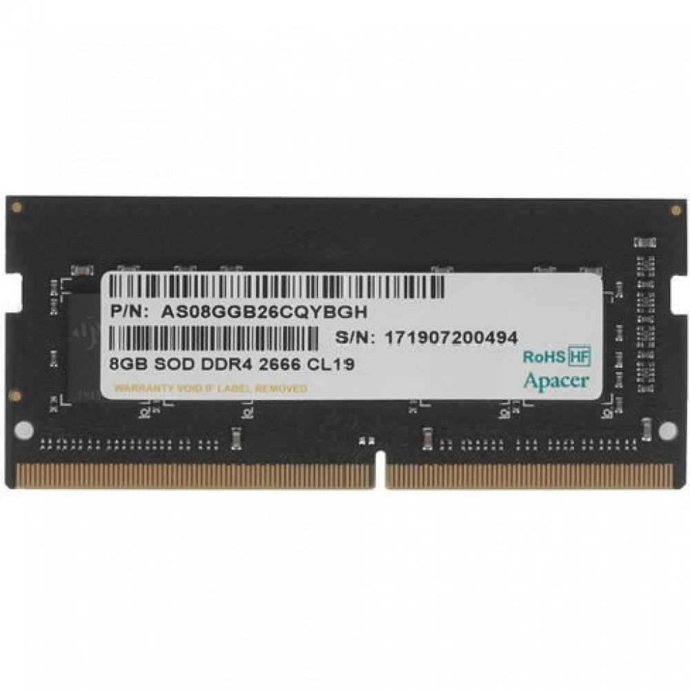 ОЗУ Apacer, DDR4 8GB SO-DIMM 2666MHz — 3