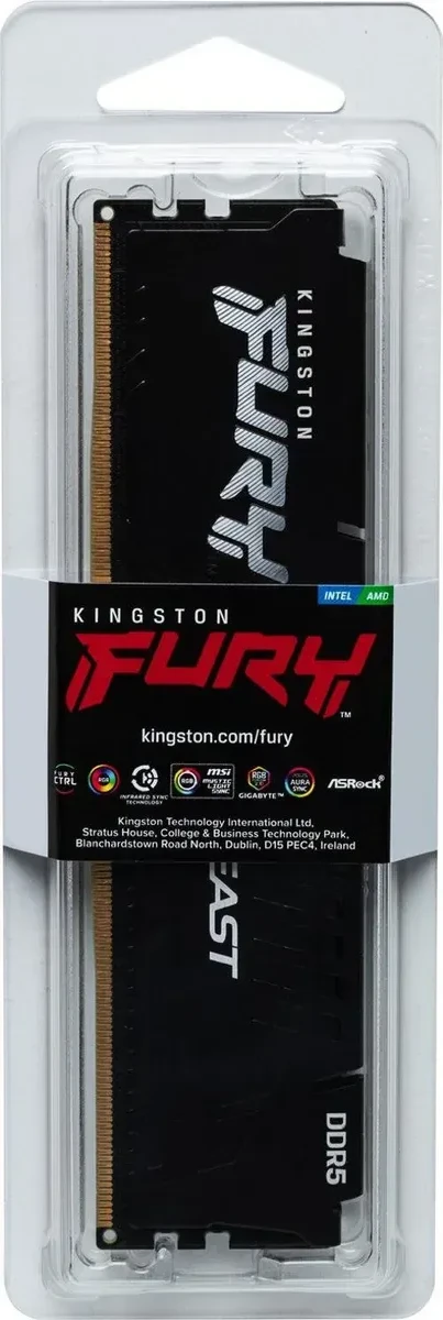 Оперативная память Kingston FURY Beast 8GB DDR5 5600MHz — 3