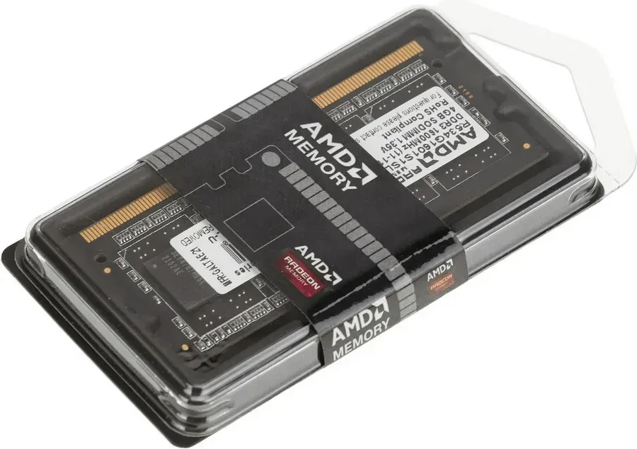 ОЗУ для ноутбука AMD Radeon R5 4GB DDR3 1600MHz