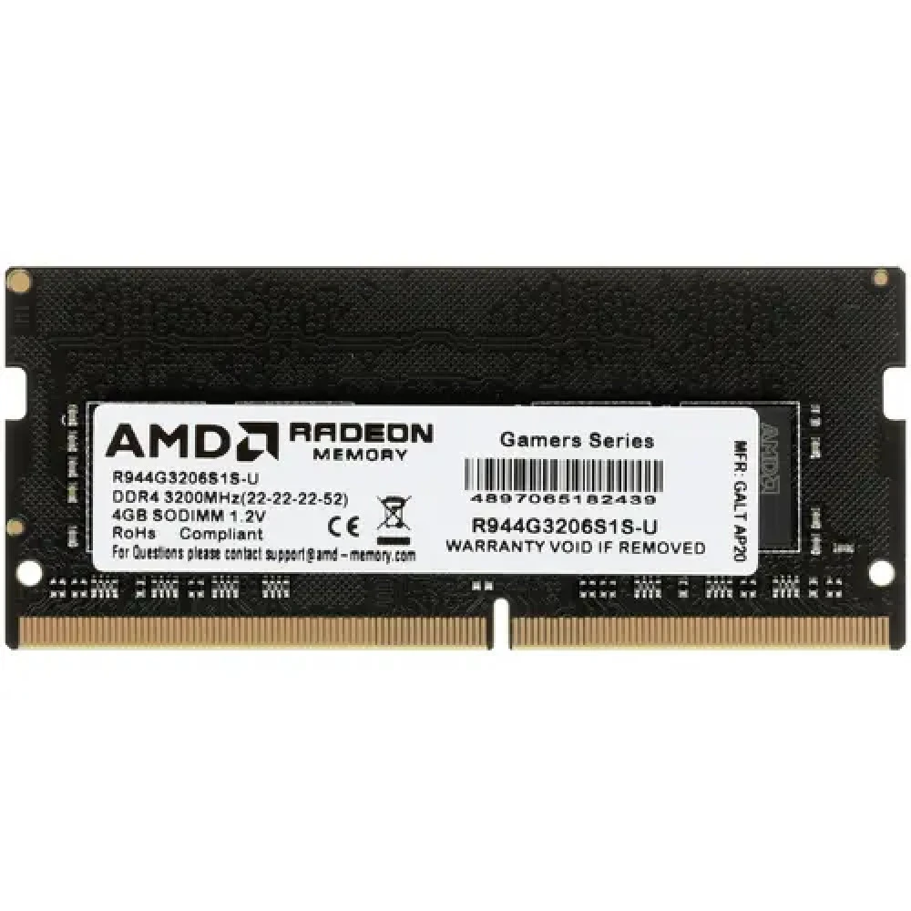 ОЗУ для ноутбука AMD Radeon R9 4GB DDR4 3200MHz