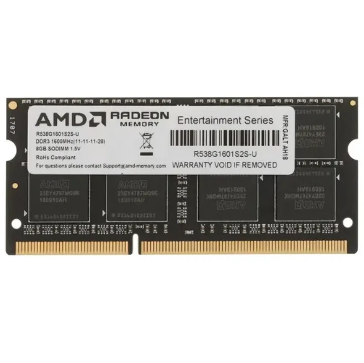 ОЗУ для ноутбука AMD Radeon R5 8GB DDR3 1600MHz — 3
