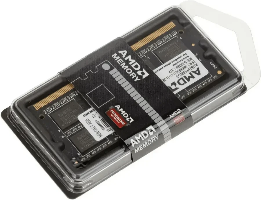 ОЗУ для ноутбука AMD Radeon R5 8GB DDR3L 1600MHz
