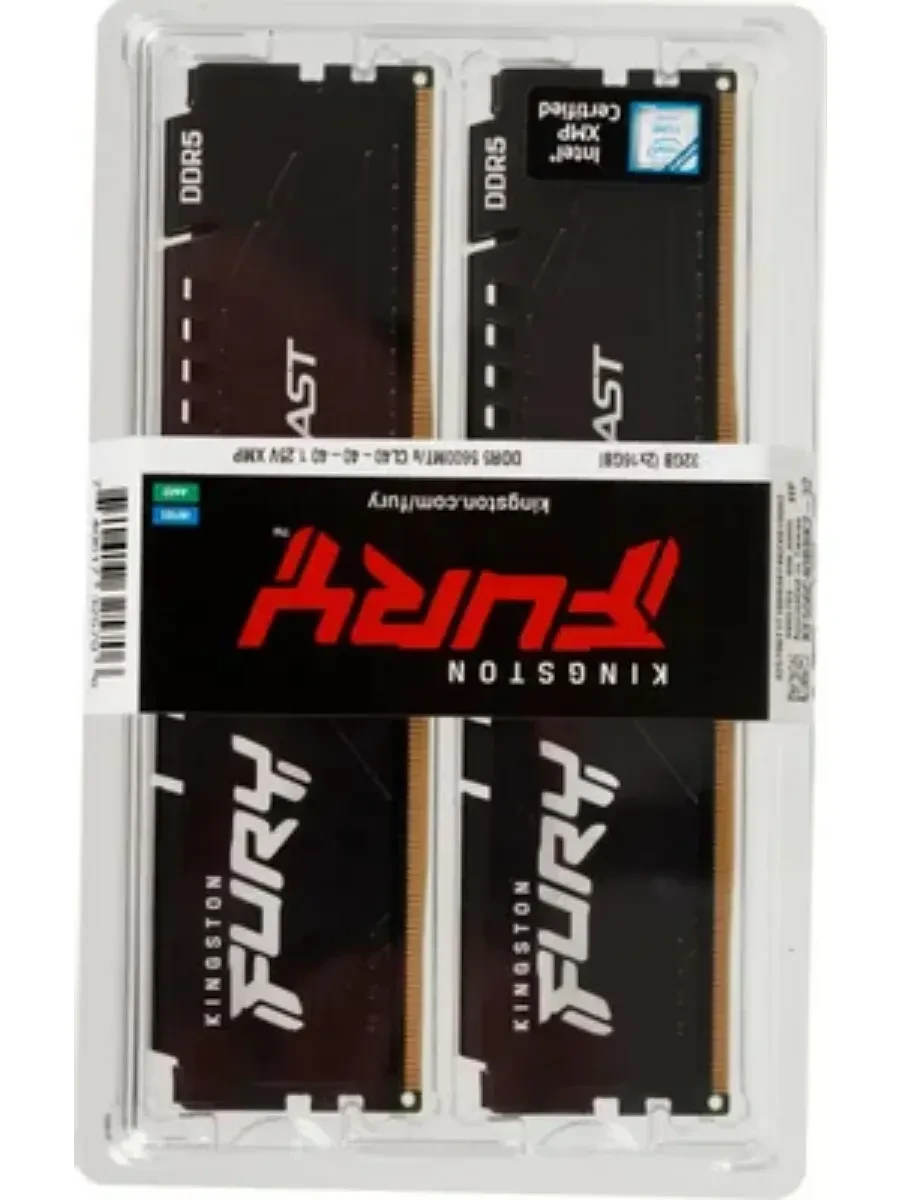 Оперативная память Kingston FURY Beast 32GB DDR5 5600MHz — 3