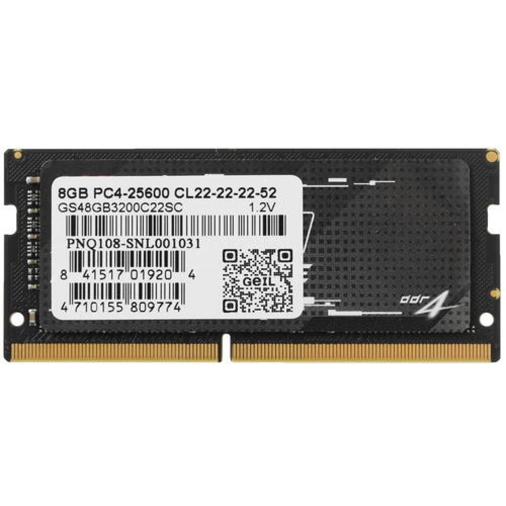 Оперативная память GEIL PRISTINE 8GB DDR4 3200MHz — 2