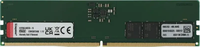 Оперативная память Kingston ValueRAM, 16 ГБ, DDR5-5600, CL46, DIMM — 3