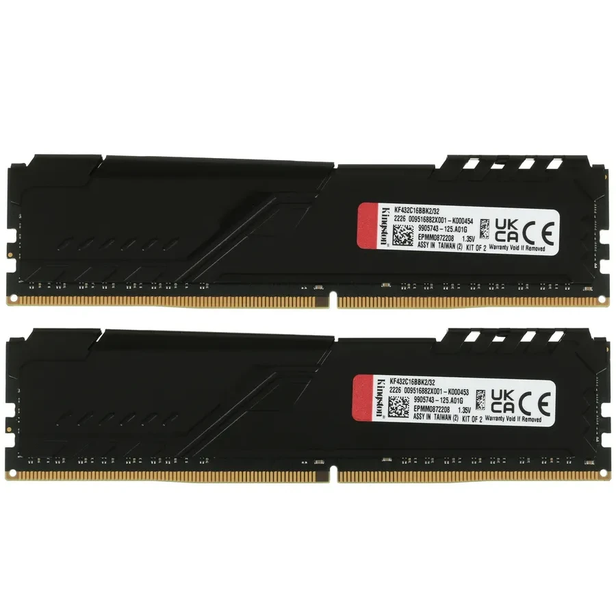 Операативная память Kingston Fury Beast, 2x16GB, DDR4, 3200MHz — 3