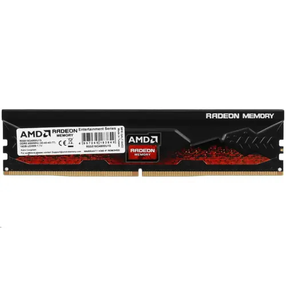 ОЗУ AMD Radeon 16GB DDR5 4800MHz UDIMM с радиатором — 2