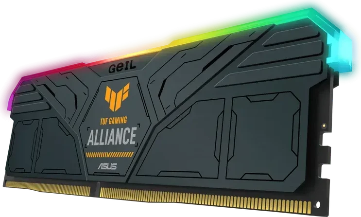 ОЗУ 32GB (2x16GB) GEIL GEMINI RGB DDR5 5200MHz TUF Gaming, 1.25V — 2