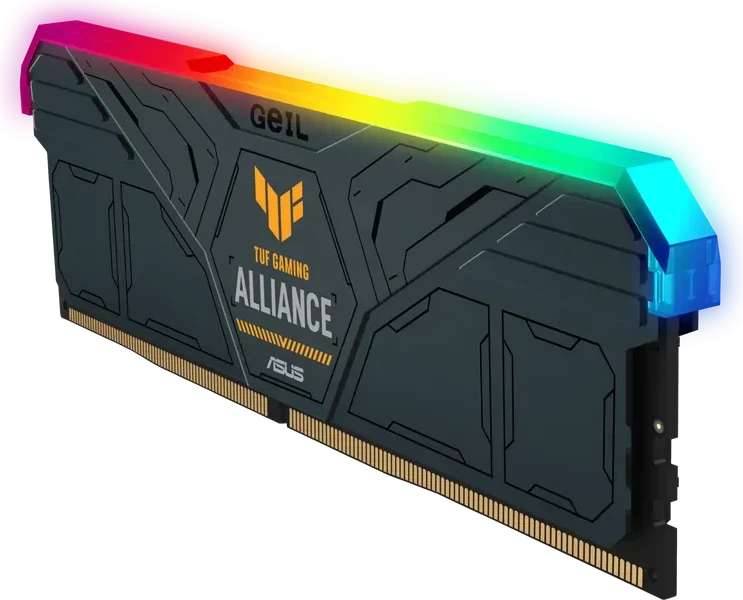 ОЗУ 32GB (2x16GB) GEIL GEMINI RGB DDR5 5200MHz TUF Gaming, 1.25V — 3