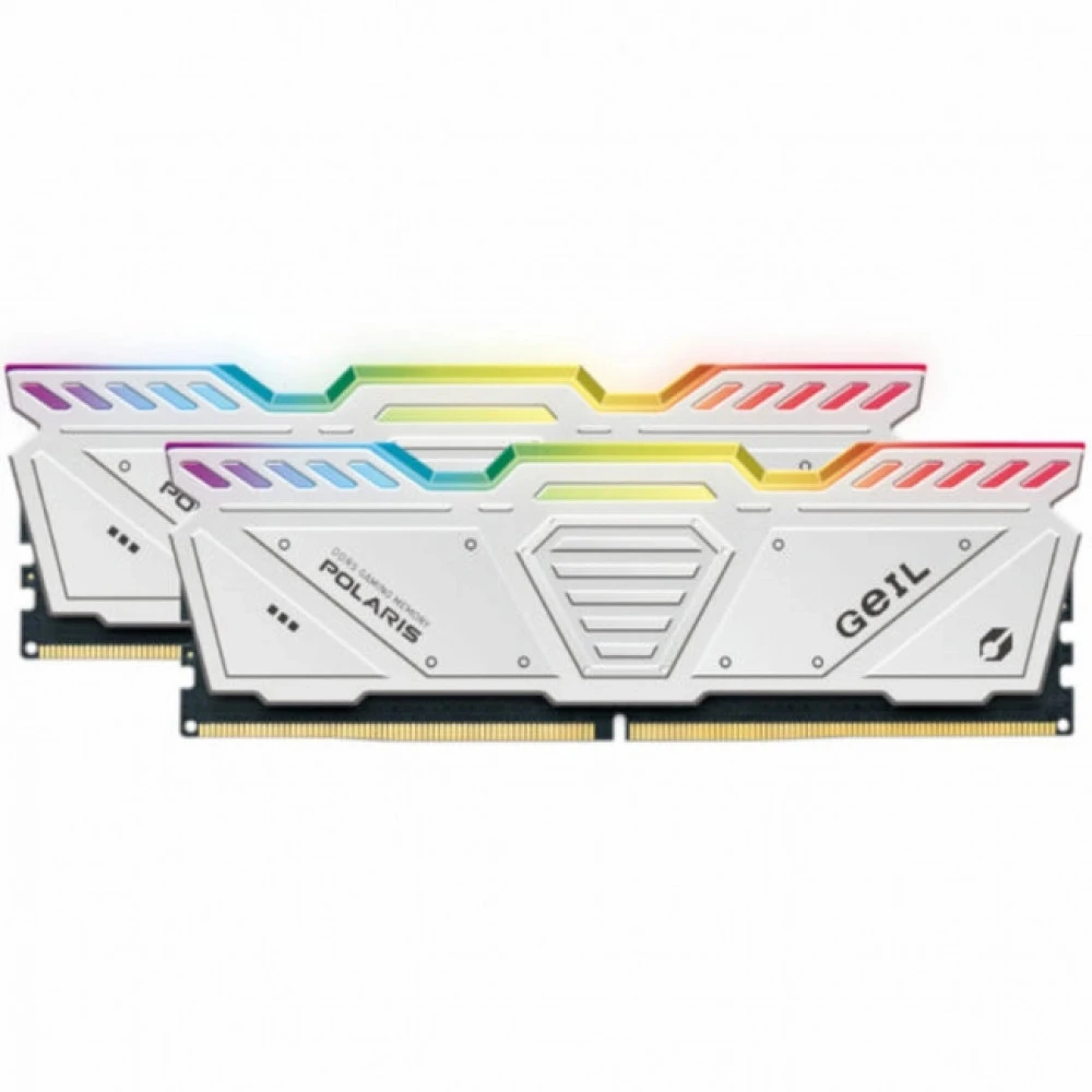 ОЗУ 32GB (2x16GB) GEIL POLARIS RGB DDR5 5600MHz, 1.35V, белая — 3