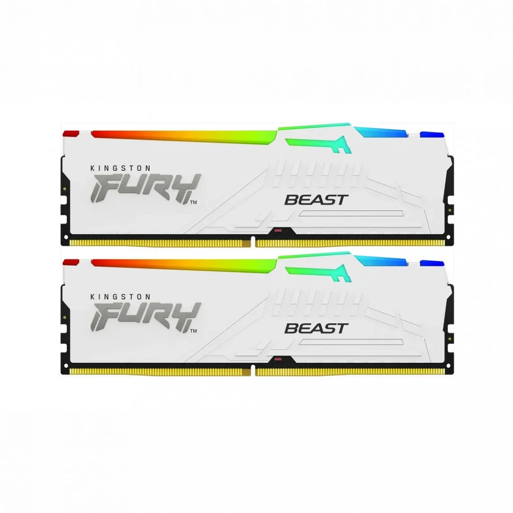ОЗУ Kingston FURY Beast White RGB 32GB (2x16GB), DDR5 6000MHz — 2