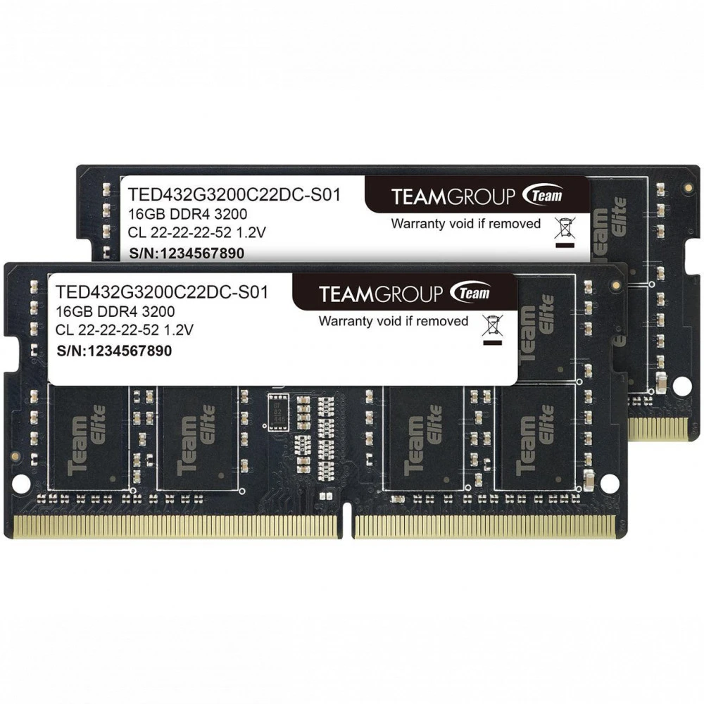 ОЗУ для ноутбука Team Group ELITE DDR4 32GB 3200MHz (2x16GB)