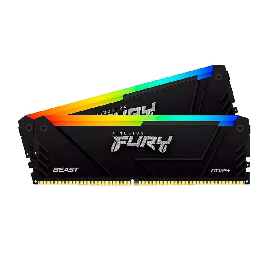 ОЗУ Kingston Fury Beast RGB 32GB (2x16GB) DDR4 3200MHz CL16 — 2
