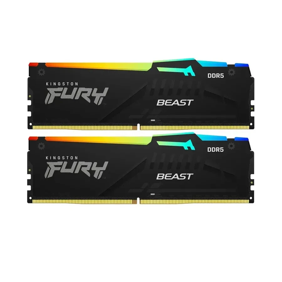 ОЗУ Kingston FURY Beast RGB DDR5 32GB 2x16GB 5600MHz — 5