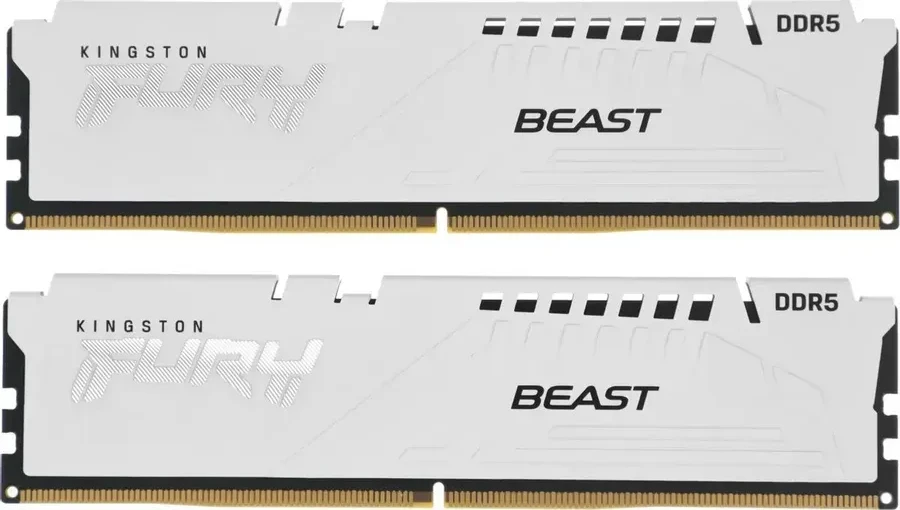 ОЗУ Kingston Fury Beast White, 32GB (2x16), DDR5-6000 — 2