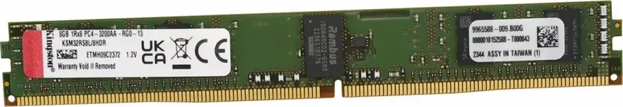 Оперативная память Kingston KSM32RS8, 8GB DDR4, 3200MHz — 2