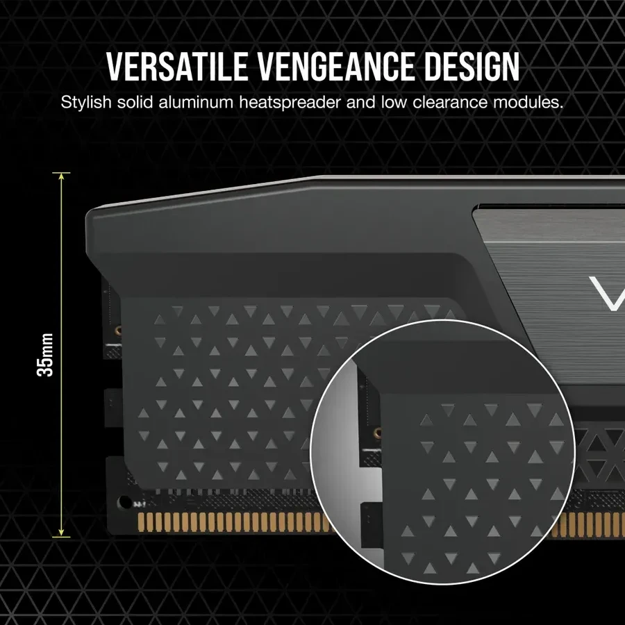 ОЗУ Corsair Vengeance DDR5 6000MHz 2x16GB серая — 3