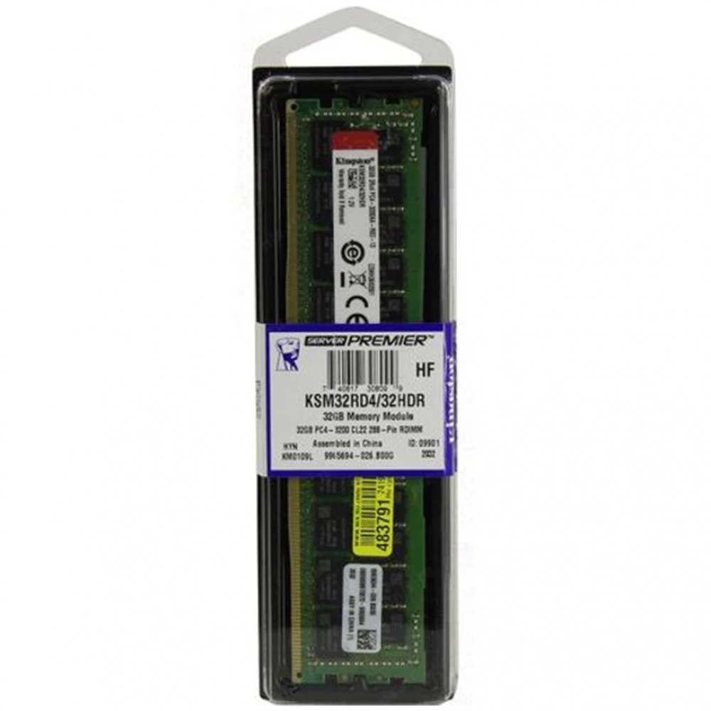 Оперативная память Kingston DDR4 ECC RDIMM 32GB, 3200MT/s — 3