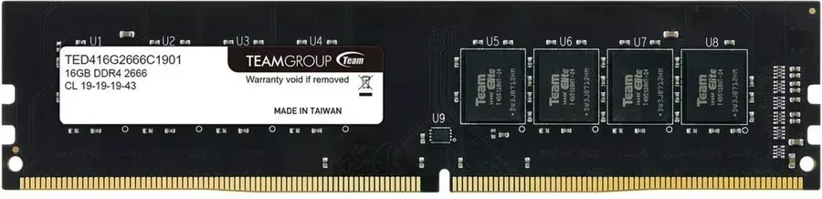 ОЗУ Team Group ELITE 16GB DDR4 2666MHz CL19 — 2