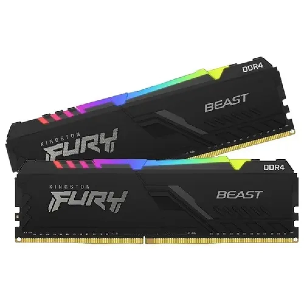 ОЗУ Kingston Fury Beast RGB 32GB (2x16GB) DDR4 3200MHz CL16 — 5