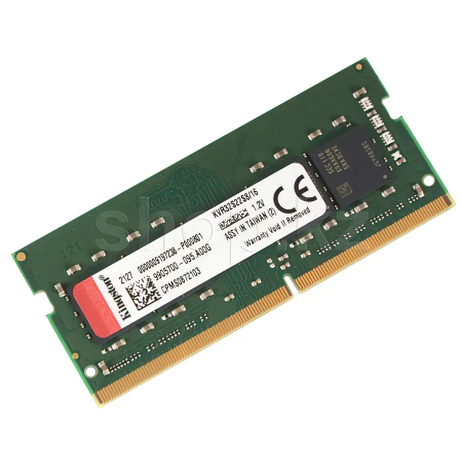 ОЗУ Kingston KVR32S22D8, 16GB DDR4-3200, SO-DIMM, ноутбук — 5