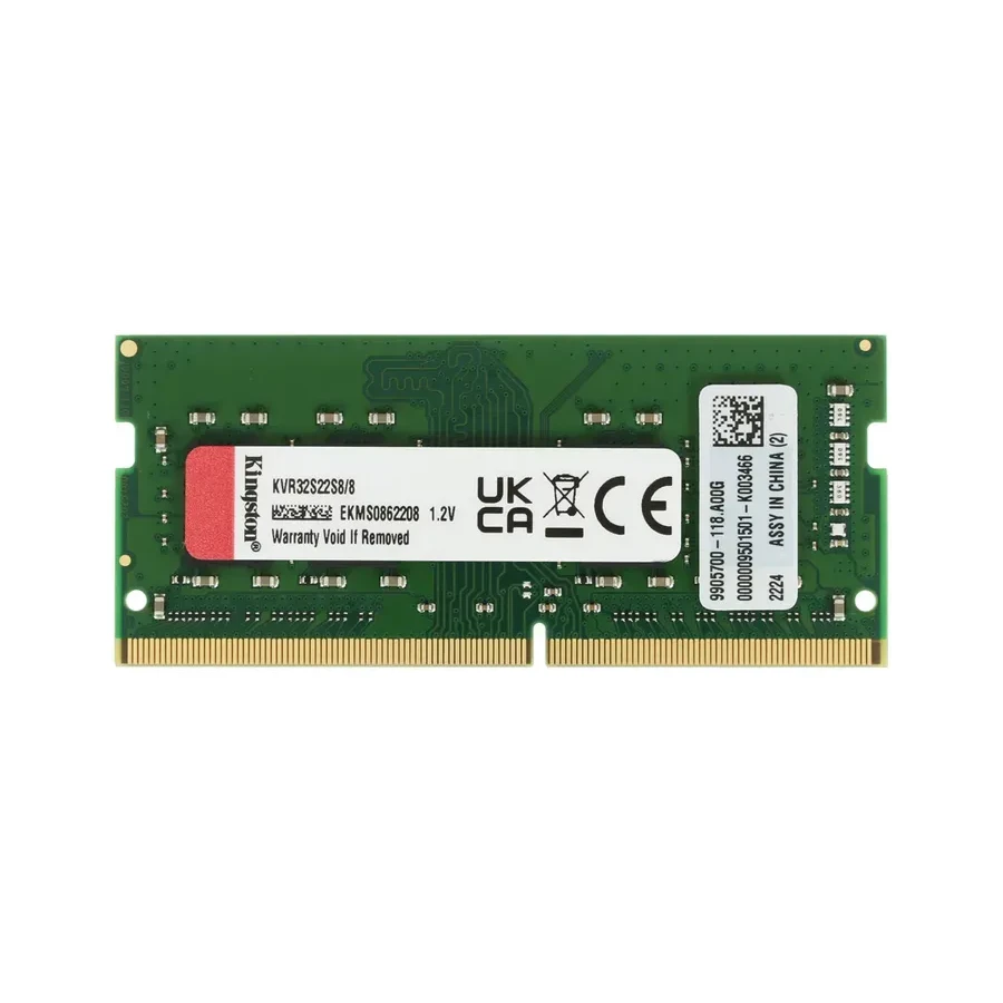 ОЗУ Kingston KVR32S22S8, 8GB DDR4-3200, SO-DIMM, ноутбук — 2