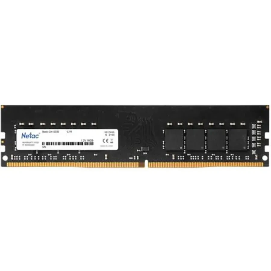 Оперативная память Netac Basic DDR4 DIMM, 16GB, 3200MHz — 2