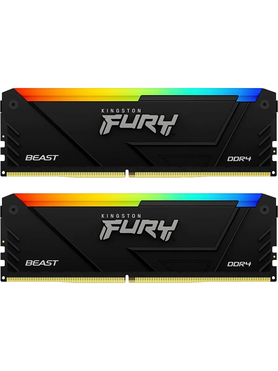 ОЗУ Kingston Fury Beast RGB 32GB (2x16GB) DDR4 3200MHz CL16 — 4