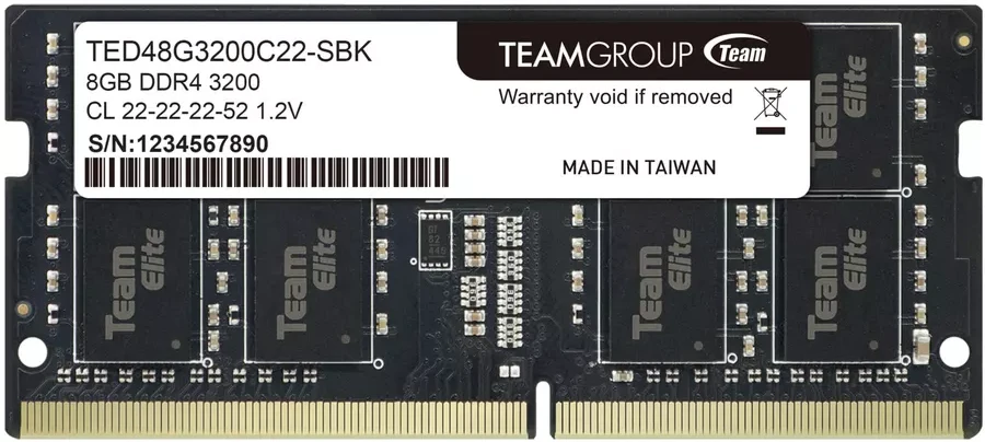 Оперативная память для ноутбука 8GB DDR4 3200MHz Team Group — 2
