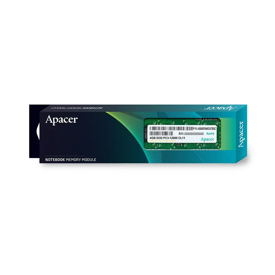 Оперативная память SO-DIMM 4GB DDR3 PC12800/1600Mhz Apacer, BOX — 3