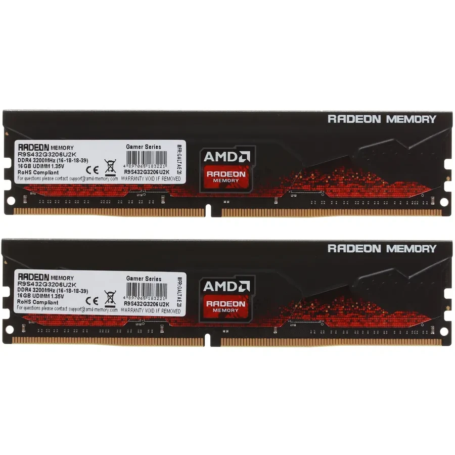 ОЗУ AMD Radeon R9 32GB DDR4 3200MHz 2x16GB — 3