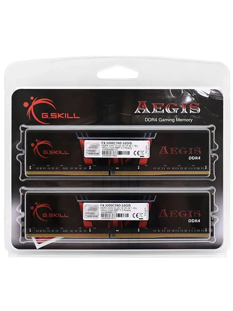 Оперативная память G.Skill Aegis, DDR4, 32GB, 3200MHz