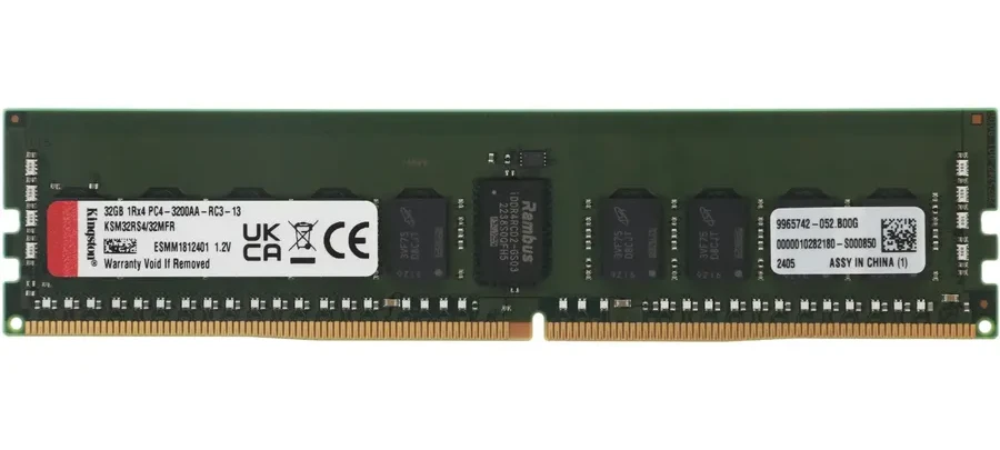 ОЗУ Kingston DDR4 32GB 3200MHz CL22 ECC REG