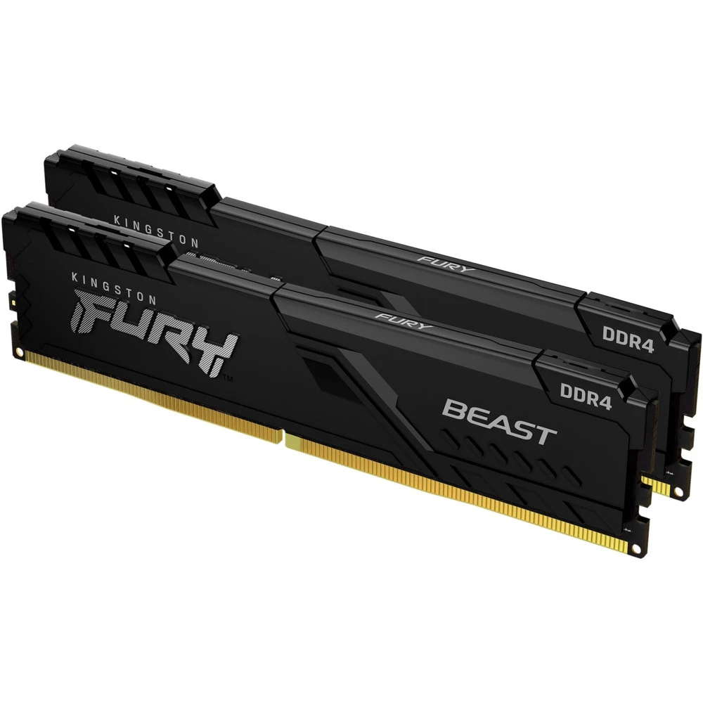 Оперативная память Kingston FURY Beast, 32GB DDR4 3600MT/s Black — 3