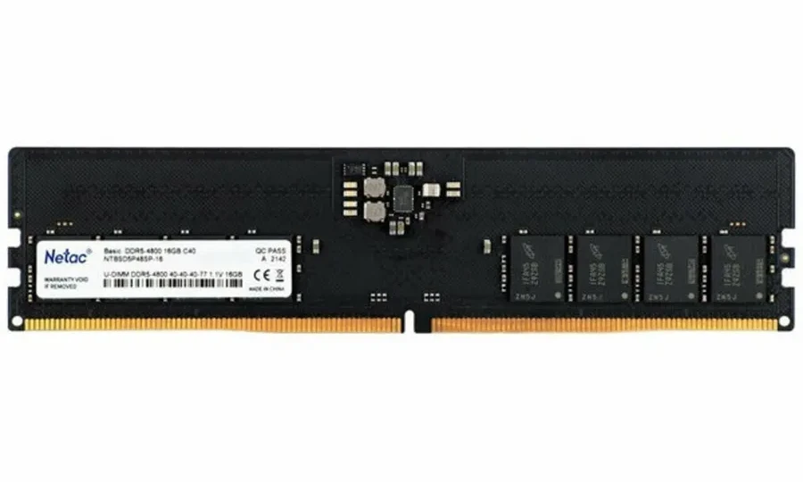 Оперативная память Netac Basic DDR5 16GB 5600MHz CL46 — 2