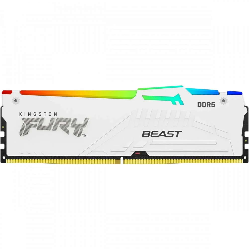ОЗУ Kingston Fury Beast RGB DDR5 32GB, 5600MHz, CL36, белая — 2