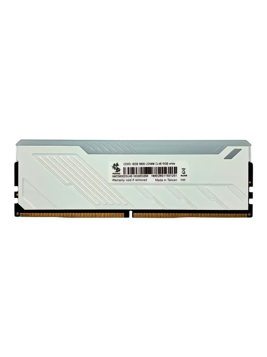 ОЗУ NOMAD 16GB DDR5 5600MHz RGB, CL46, белый — 2