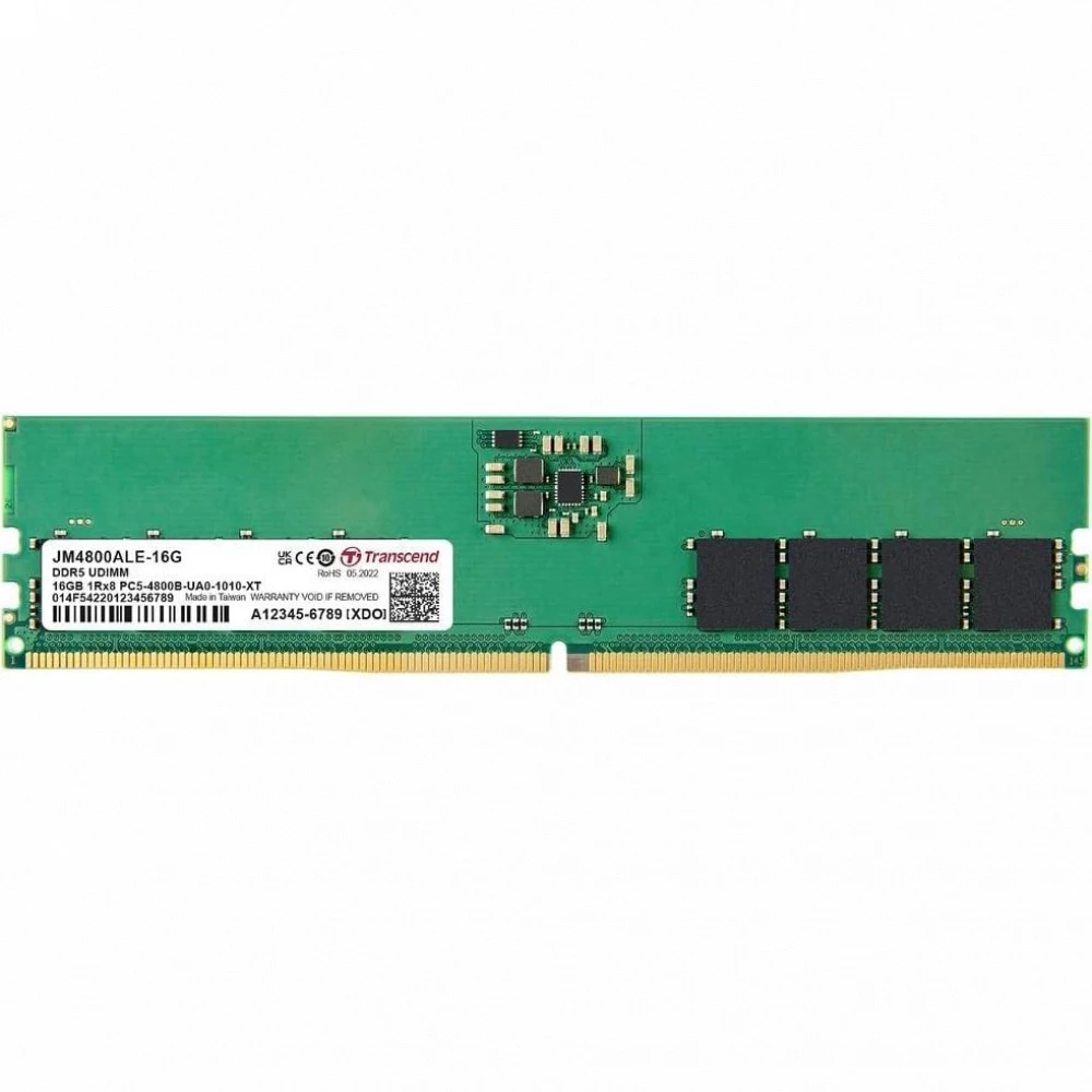 Память оперативная DDR5 Desktop Transcend JM4800ALE-16G — 2