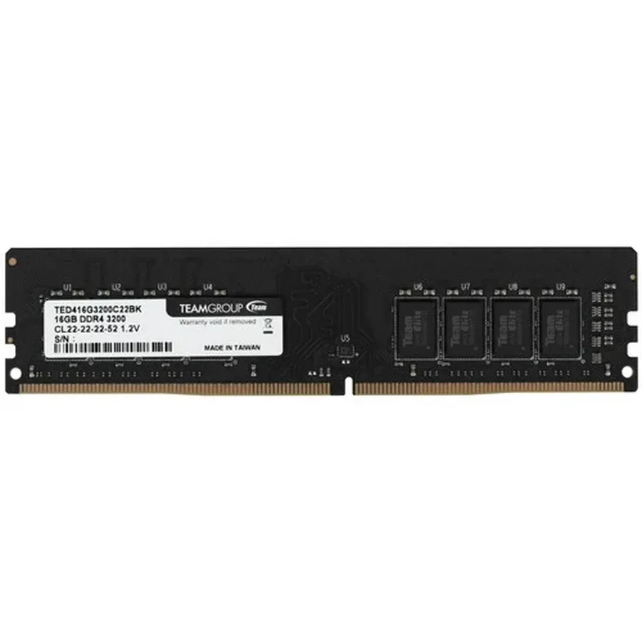 Оперативная память 16GB Kit (2x8GB) 3200MHz DDR4 Team Group ELITE CL22 TED416G3200C22DC01 — 2