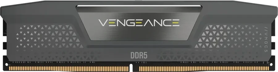 Оперативная память CORSAIR DDR5, 5200MT/s 16GB 2x8GB DIMM, Unbuffered, 40-40-40-77, 1Gbx16, Std PMIC, AMD EXPO, VENGEANCE DDR5 Cool Grey Heatspreader, Black PCB, 1.25V — 3