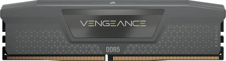 Оперативная память CORSAIR DDR5, 5200MT/s 16GB 2x8GB DIMM, Unbuffered, 40-40-40-77, 1Gbx16, Std PMIC, AMD EXPO, VENGEANCE DDR5 Cool Grey Heatspreader, Black PCB, 1.25V — 4