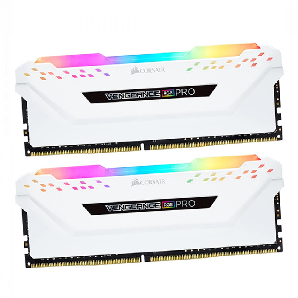 Оперативная память CORSAIR DDR4, 3200MHz 16GB 2x8GB DIMM, 16-18-18-36, XMP 2.0, VENGEANCE RGB PRO Heatspreader, RGB LED, 1.35V — 2