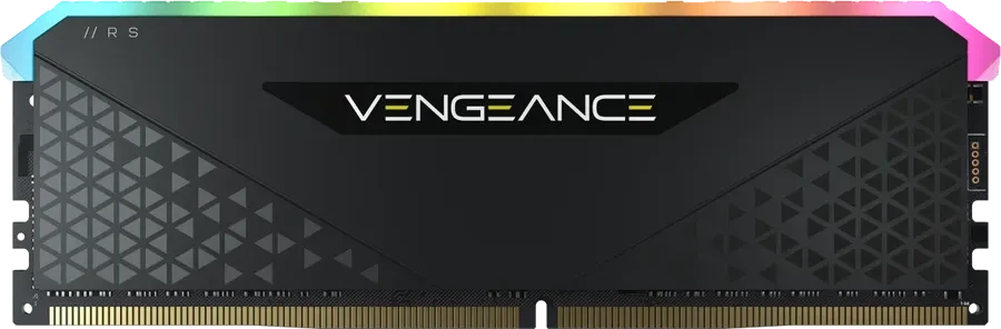 Оперативная память CORSAIR DDR4, 3200MHz 16GB 1x16GB Dimm, 16-20-20-38, XMP 2.0, Vengeance RGB RS, RGB LED, Black PCB, 1.35V, for AMD Ryzen & Intel — 2