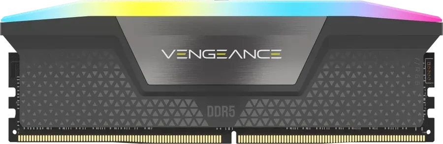 Оперативная память CORSAIR VENGEANCE RGB DDR5 16GB (1 x 16GB) DDR5 6000 CL36-44-44-96 1.35V Intel XMP & AMD EXPO - GREY — 2